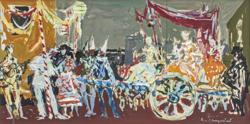 GEORGES ROBERT CHEYSSIAL (Francia, 1907 - 1997)Desfile