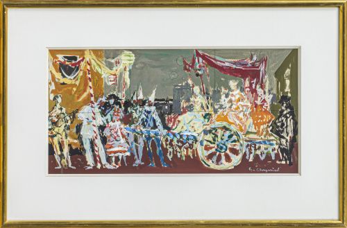 GEORGES ROBERT CHEYSSIAL (Francia, 1907 - 1997)Desfile