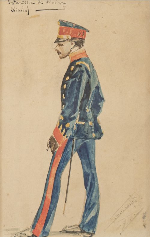 MARIANO BERTUCHI (Granada, 1885-Tetuán, 1955)Estudio de t
