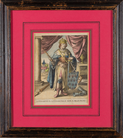 Philip Galle ( 1537- 1612)“Lotario II”, “Carolus Caluus Lo