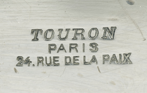 Pareja de candelabros de tres brazos de luz de estilo Luis 