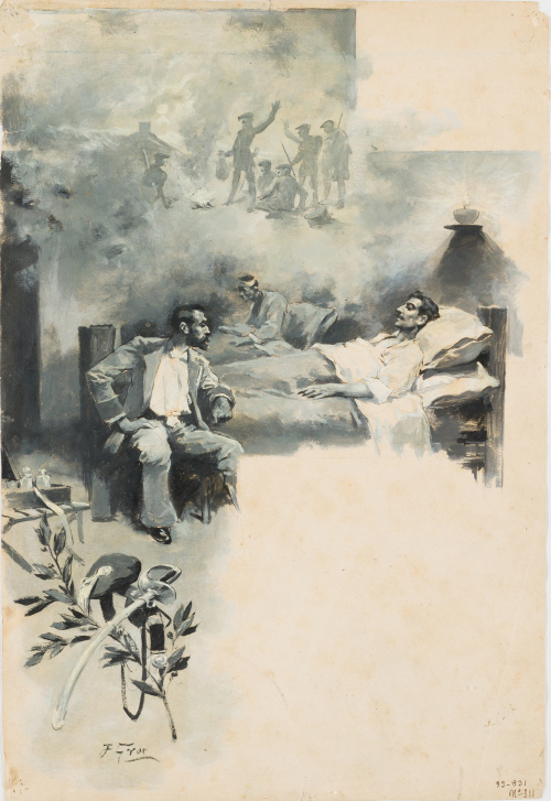 JULIO GROS Y FERNÁNDEZ (Vitoria 1863 - Madrid 1893)Nochebue