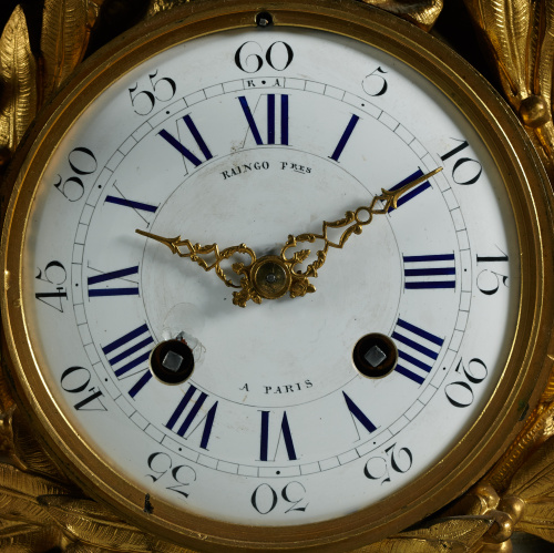 Raingo Frères Guarnición de chimenea, Napoleón III, en bro