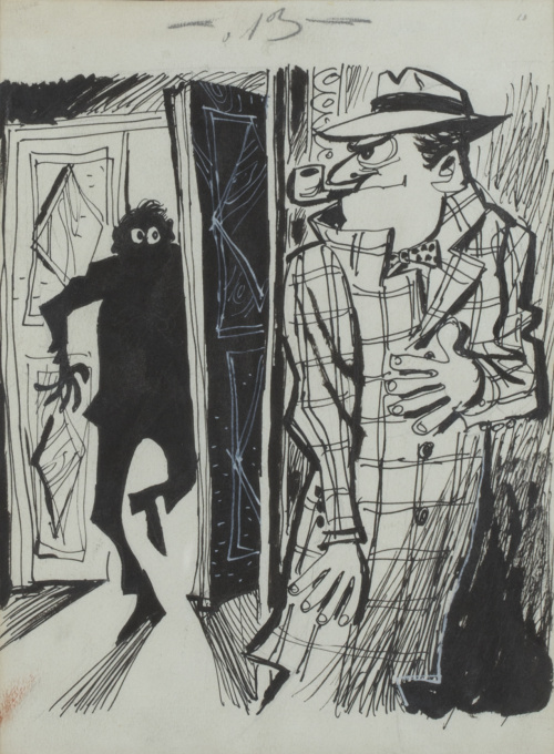 ANTONIO MINGOTE (Sitges, 1919 - Madrid, 2012)Dos dibujos