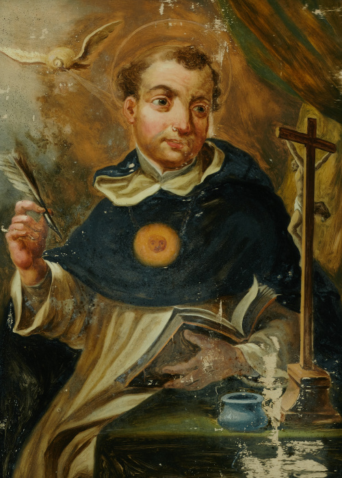ESCUELA ESPAÑOLA, SIGLO XVIIISanto Tomás de Aquino.