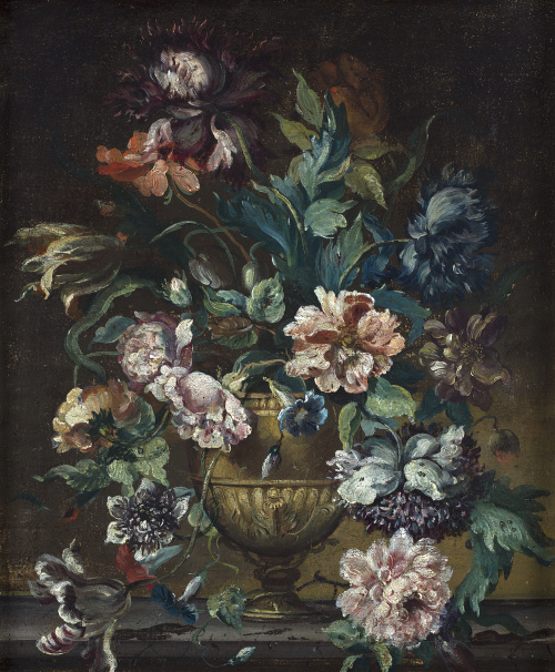 ESCUELA ESPAÑOLA SIGLO XIXPareja de floreros