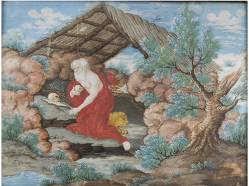 ESCUELA FRANCESA SIGLO XVIIISan Jerónimo