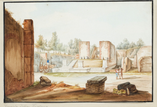 ESCUELA ITALIANA S. XIXPosseggio Publicce à Pompei. Templo