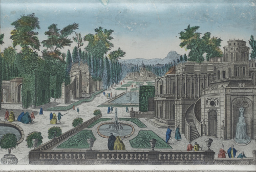 ESCUELA FRANCESA S. XIXVista óptica: Vue du Serail de Gran