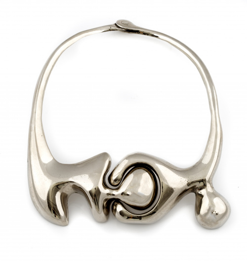 Collar de JOAQUIN BERAO en plata , pieza única de una de su