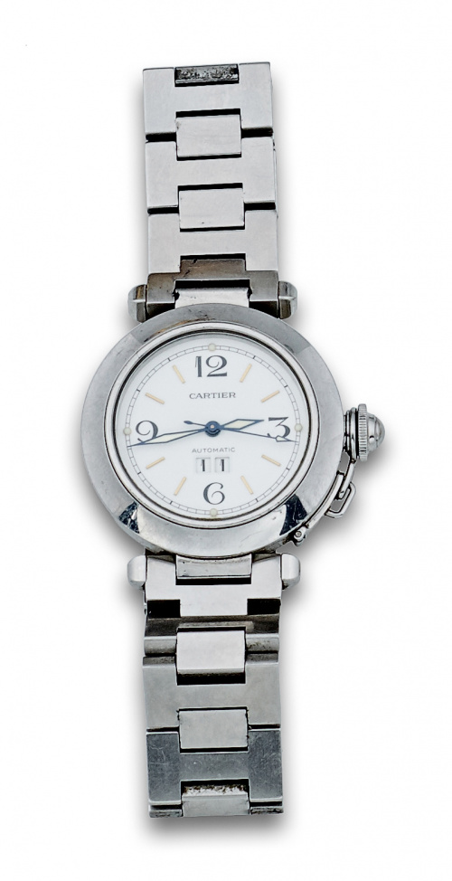 Reloj  CARTIER PASHA en acero . 2475  89065PB