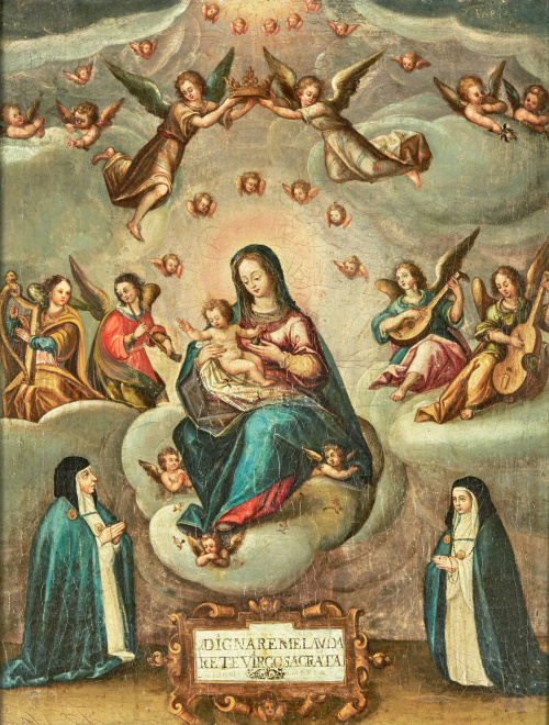 ESCUELA ESPAÑOLA O COLONIAL, SIGLO XVIIISor María Jesús de