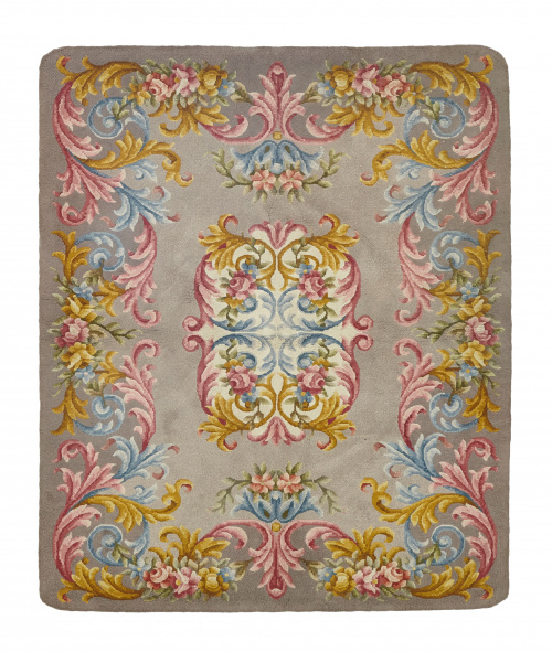 Alfombra en lana al estilo de la Real Fábrica.