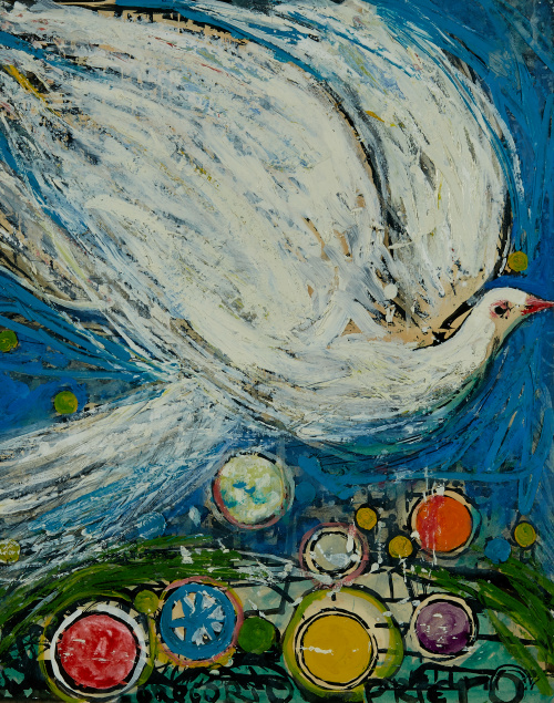 GREGORIO PRIETO (Valdepeñas, 1897 - 1992)Paloma