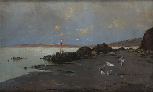 FEDERICO BERMÚDEZ GIL  (Málaga, 1865-1957)Marina