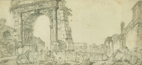 JEAN - ROBERT ANGO (1759- 1773)Arco de Tito y Via Sacra de