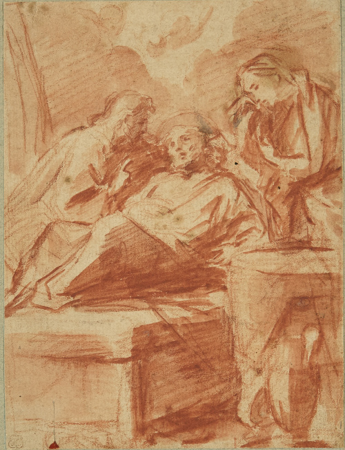 ESCUELA ITALIANA, SIGLO XVIIILlanto sobre Cristo muerto