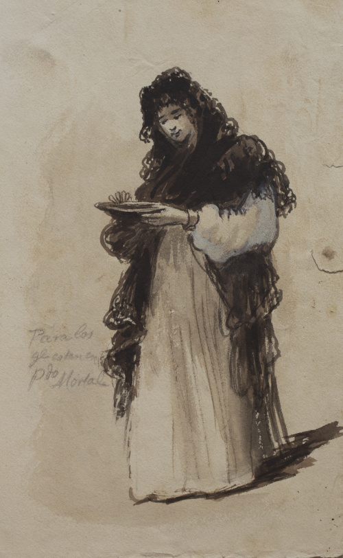 ESCUELA ESPAÑOLA SIGLO XIXPara los que están en pecado mor