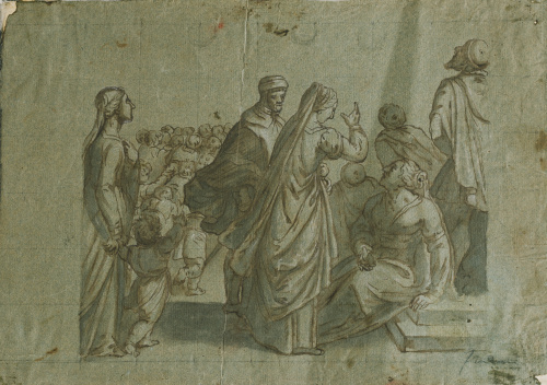 ESCUELA ESPAÑOLA, H. 1800Presentación de Niño en el Templo