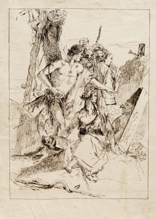 ESCUELA ITALIANA SIGLO XIXEl descubrimiento de la tumba de