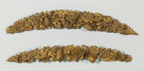 Moldura de madera tallada y dorada.S.XIX