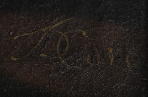 CARO (Escuela napolitana, S. XVIII)Bodegón con pavos y ga