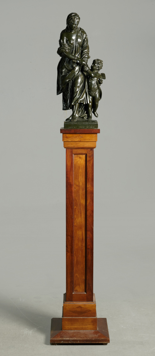 Escuela francesa, S. XIX.“Innocence Entraince Par Lamour”