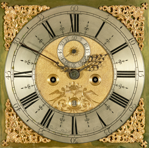 Francis Gregg*Reloj de caja alta o “Grand father” en mader