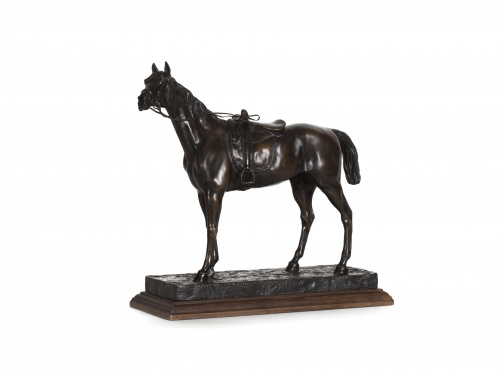 Jules Moigniez (1835-1894)Caballo en bronceFrancia, S. XIX