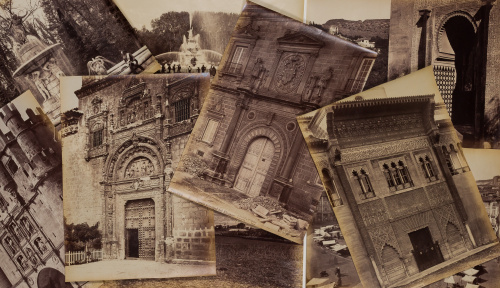 J. Laurent (1816-1886).  Lote de nueve fotografías.