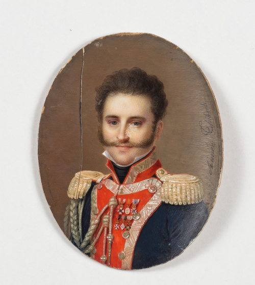 AMADA THIBAULT (Francia, 1780 - 1868)Retrato del coronel M