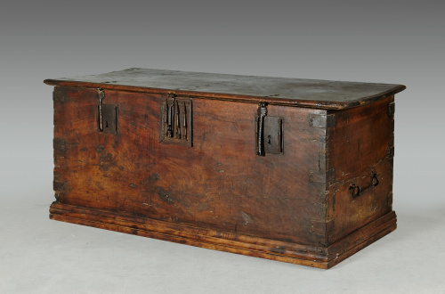 Importante arca de caudales gótica época Reyes Católicos.C