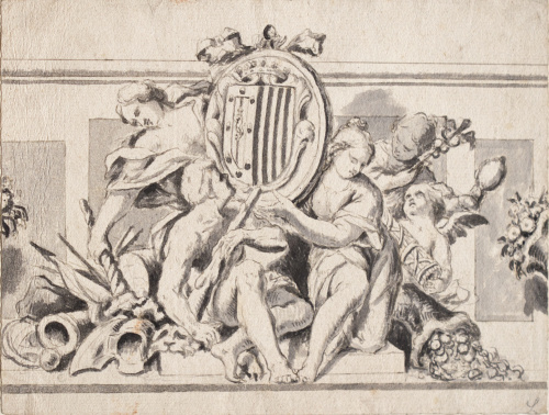 ESCUELA ESPAÑOLA, SEGUNDO CUARTO DEL SIGLO XVIIIAlegoría c