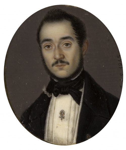 ESCUELA ESPAÑOLA, H.1845Retrato de caballero