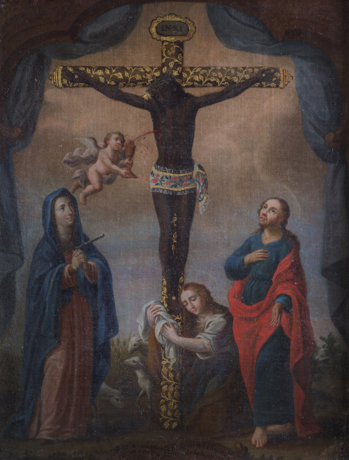 ESCUELA GUATEMALTECA, SIGLO XVIII“El Santo Cristo de Esqui