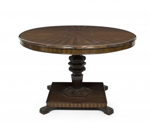 Mesa de centro William IV tipo “especimen Wood”Trabajo ang