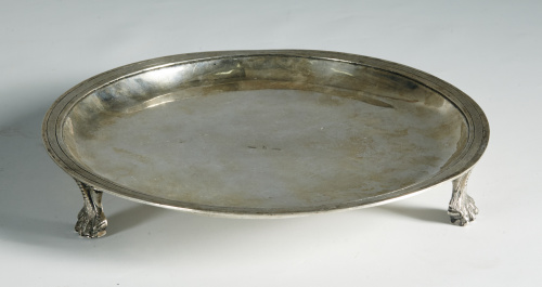 Salvilla  fernandina de plata en su color, punzonada, Nicol