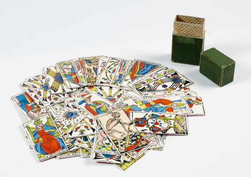 Baraja de cartas de tarot. Marsella, Paul Marteau 1930. 