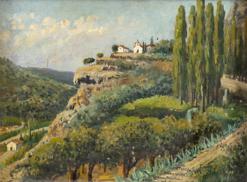 FERNANDO MARTÍNEZ CHECA (Valencia, 1858-  Jaén, 1933)Peña y