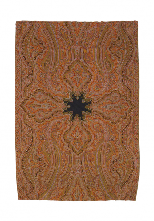 “Pasley” en lana con motivos de “boteh”, S. XIX