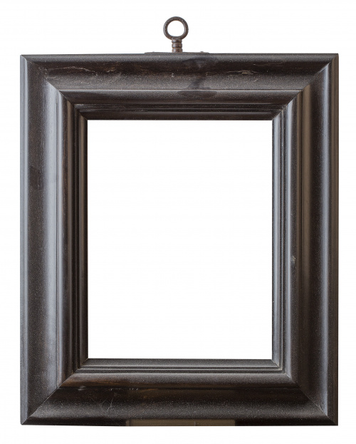 Marco en madera de ébano.Trabajo español, S. XVII
