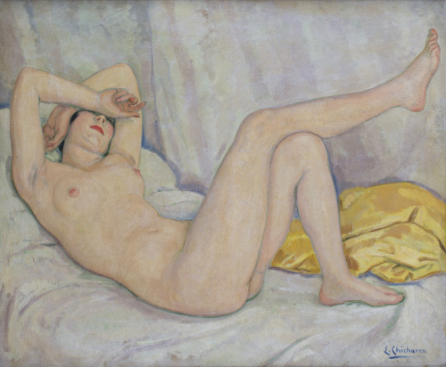 EDUARDO CHICHARRO AGÜERA (Madrid, 1873-1949)Desnudo femenin
