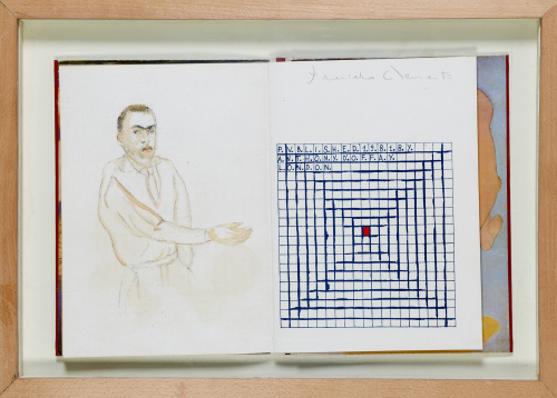 FRANCESCO CLEMENTE (Nápoles, 1952)Retrato de hombre