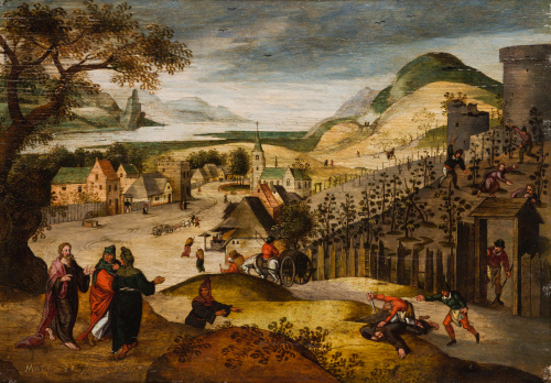 ABEL GRIMMER (1570- 1620)Parábola de los viñadores del cam
