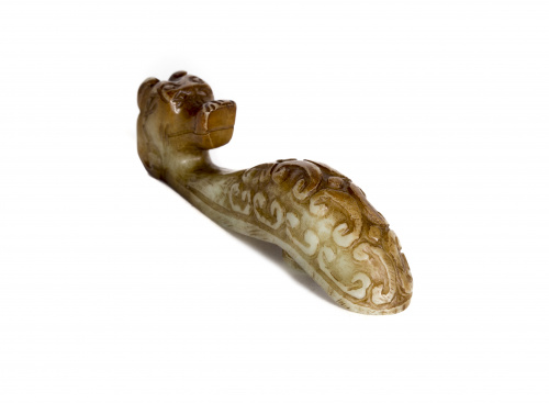 “Caballito de mar” Jade chinoChina, dinastía Qing, S. XIX