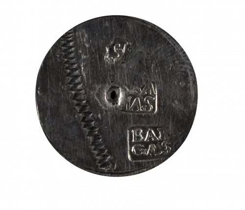 Vaso de faltriquera de plata en su color.Francisco Sánchez