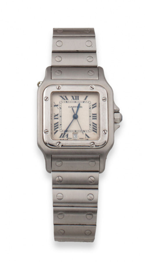 Reloj CARTIER modelo SANTOS en acero .1564 ,CC185866