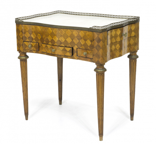 Mesa tocador Luis XVI Francia, ffs. S. XVIII