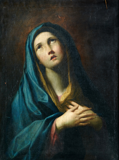 ESCUELA ESPAÑOLA, SIGLO XVIIIVirgen de la Soledad.