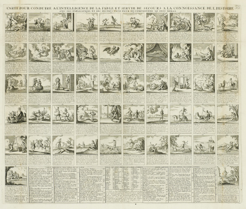 HENRY CHATELAIN (1648- 1743)“Carte pour conduir a l´intell